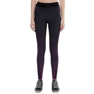 Koral Aden Black & Purple High Rise Performance Ankle Leggings NEW Womens Medium